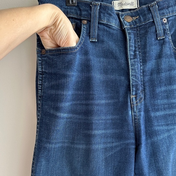 Madewell 10” High Riser Skinny Skinny Dark Wash Jeans, Size 28 - Picture 10 of 16